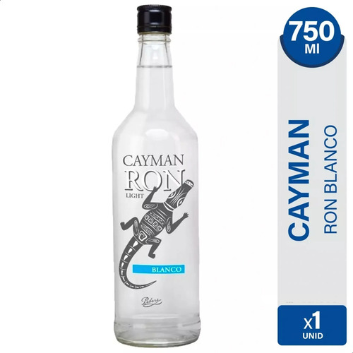 RON CAYMAN LIGHT BLANCO 750ML