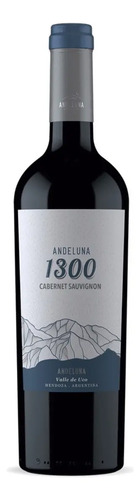 PACK X6 VINO ANDELUNA 1300 CABERNET SAUVIGNON 750ML