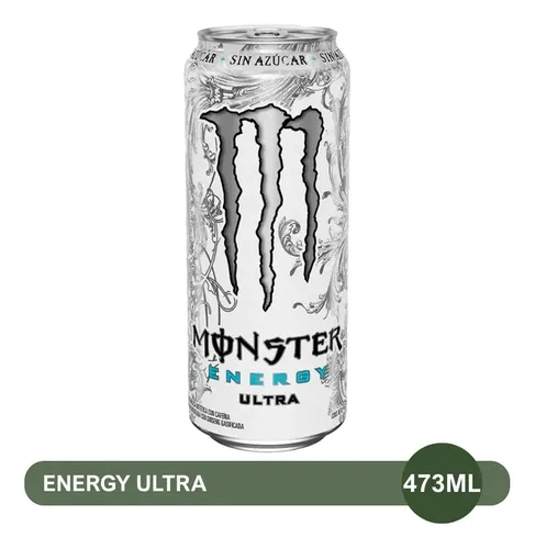 PACK X12 BEBIDA ENERGIZANTE MONSTER ENERGY ULTRA 473ML SIN AZUCAR