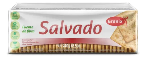 PACK X6 GALLETITAS GRANIX SALVADO 240G