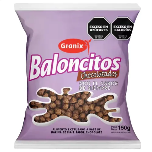 PACK X3 CEREAL GRANIX BALONCITOS CHOCOLATADOS 150G