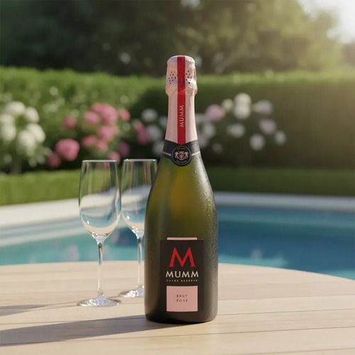 CHAMPAGNE MUMM BRUT ROSE 750ML- PERNOD