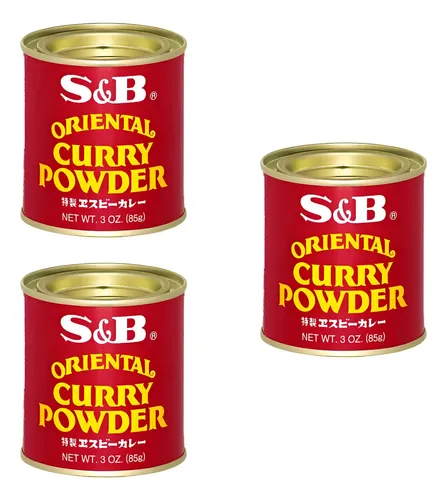 CURRY S&B EN POLVO POWDER ORIENTAL 85G