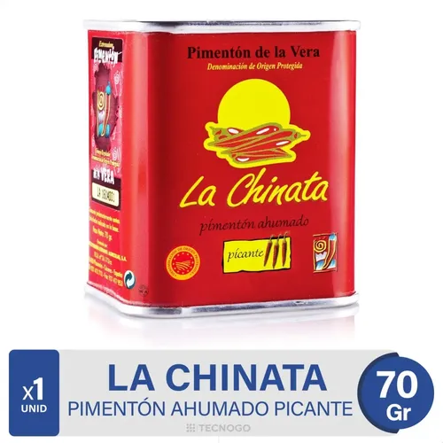PIMENTON LA CHINATA AHUMADO PICANTE 70G