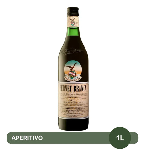 APERITIVO FERNET BRANCA 1 LITRO