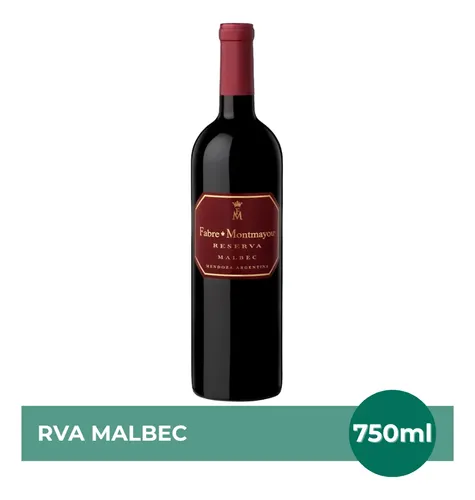 VINO FABRE MONTMAYOU RESERVA MALBEC 750ML