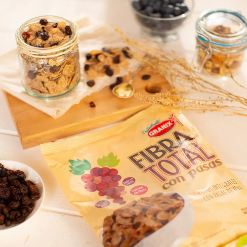 CEREAL GRANIX  INTEGRAL FIBRA TOTAL CON PASAS 400G