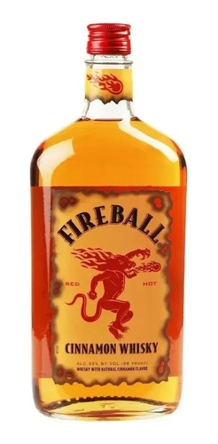 COMBO X2  WHISKY JOHNNY WALKER RED LABEL + FIREBALL CINNAMON