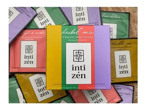 TE INTI ZEN HERBAL MIX TISANAS BLEND 15 SAQUITOS 15X2G