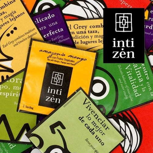 TE INTI ZEN CAJA DE MADERA PARAISO 60 SAQUITOS SURTIDOS