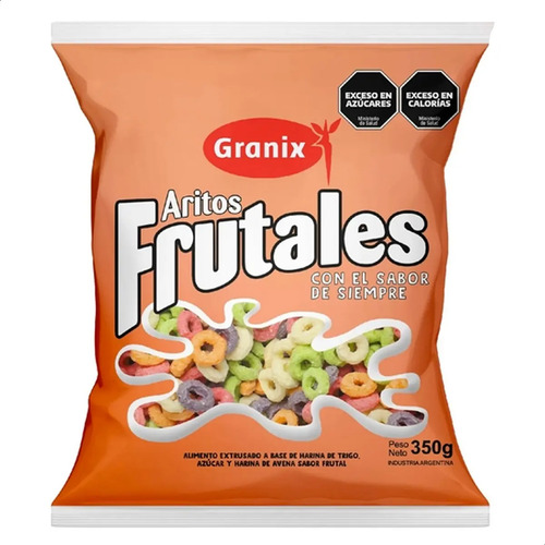 PACK X3 CEREAL GRANIX ARITOS FRUTALES 350G