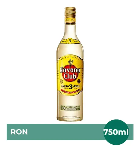 COMBO X3 RON HAVANA AÑEJO 3 AÑOS + VASO LISBOA