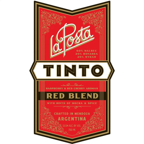 PACK X3 VINO LA POSTA RED BLEND 750ML