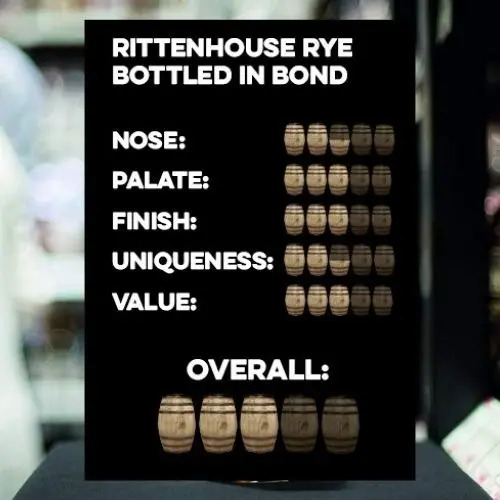 WHISKY RITTENHOUSE RYE 100 PROOF 750ML