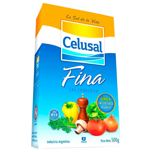 PACK X3 SAL CELUSAL FINA CORREDIZA ESTUCHE X 500G - TIMBO