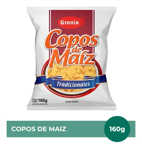 PACK X3 CEREAL GRANIX COPOS DE MAIZ TRADICIONALES 160G