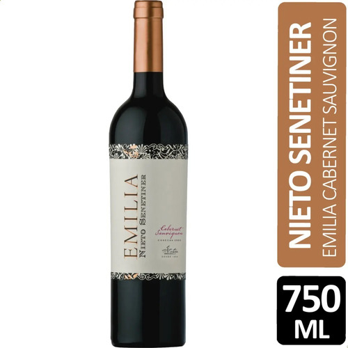 PACK X6 VINO EMILIA CABERNET SAUV 750 ML