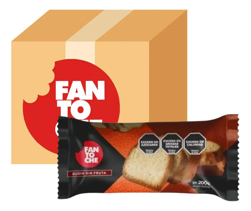 BUDIN FANTOCHE SIN FRUTAS 220G X6UNID