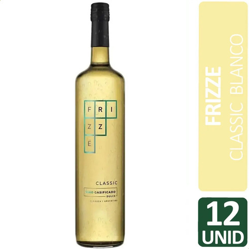 PACK X12 VINO FRIZZE BLANCO 750ML