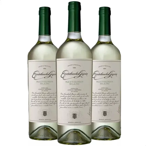 PACK X3 VINO ESCORIHUELA GASCON SAUVIGNON BLANC 750ML