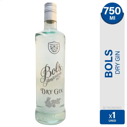 GIN BOLS DRY SILVER TOP AMSTERDAM 750ML