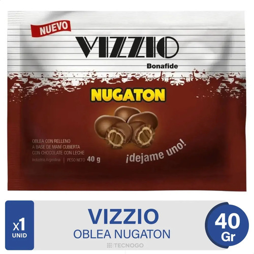 BOMBONES VIZZIO NUGATON BONAFIDE 40G