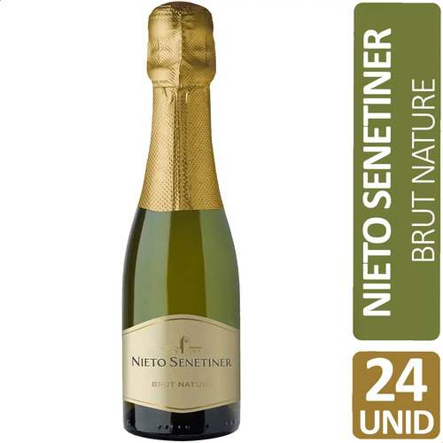 PACK X24 CHAMPAGNE NIETO SENETINER BRUT NATURE 187ML