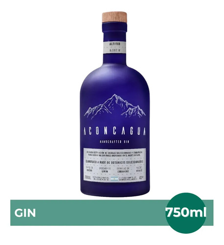 COMBO GIN ACONCAGUA 750ML + COPA ACONCAGUA
