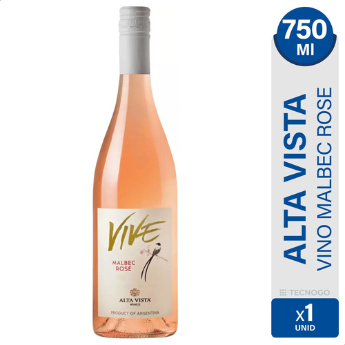 VINO ALTA VISTA VIVE MALBEC ROSE 750ML