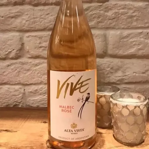 PACK X6 VINO ALTA VISTA VIVE MALBEC ROSE 750ML