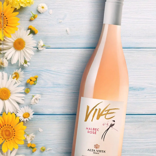 PACK X12 VINO ALTA VISTA VIVE MALBEC ROSE 750ML