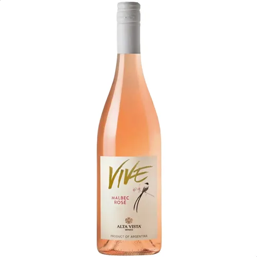 PACK X12 VINO ALTA VISTA VIVE MALBEC ROSE 750ML