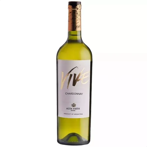PACK X6 VINO ALTA VISTA VIVE CHARDONNAY 750ML