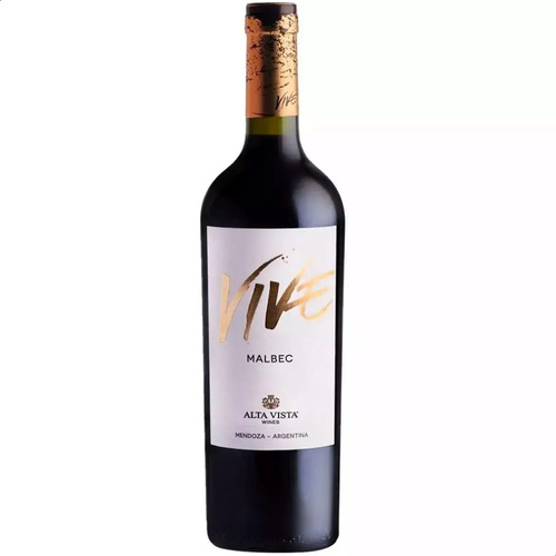 COMBO X6 VINO ALTA VISTA VIVE MALBEC + VIVE RED BLEND 750ML