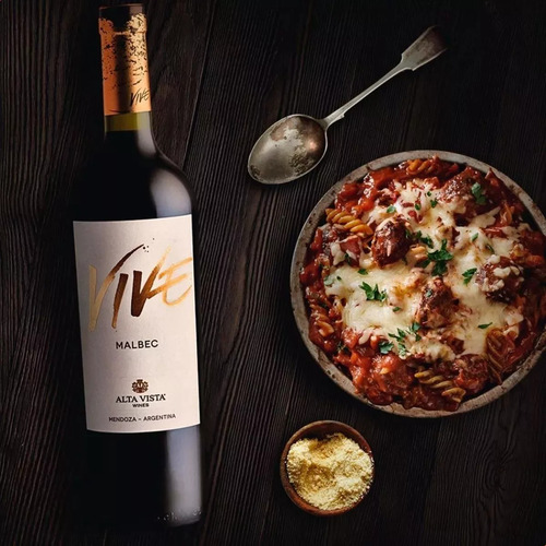 COMBO X6 VINO ALTA VISTA VIVE MALBEC + VIVE RED BLEND 750ML