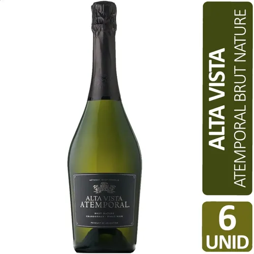 PACK X6 CHAMPAGNE ALTA VISTA ATEMPORAL BRUT NATURE 750ML