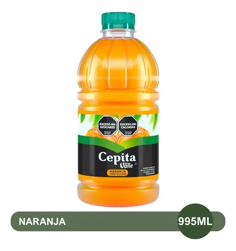 PACK X3 JUGO CEPITA NARANJA BOTELLA 1 L