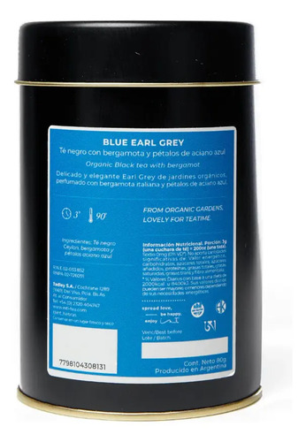 TE EN HEBRAS INT ZEN BLUE EARL GREY 80G