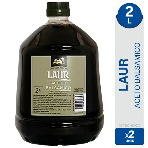 PACK X2 ACETO BALSAMICO LAUR MILLAN BIDON 2 LITROS