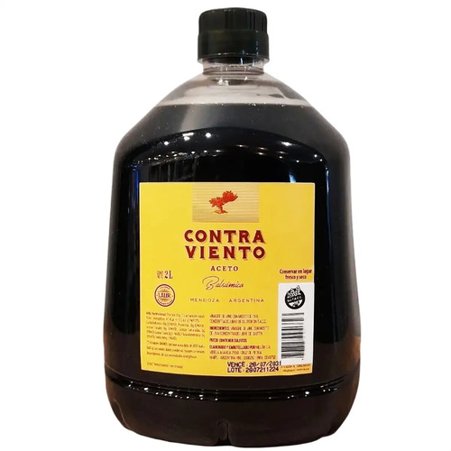 PACK X2 ACETO BALSAMICO LAUR CONTRA VIENTO BIDON 2 LITROS
