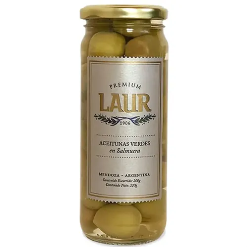 ACEITUNAS VERDES EN SALMUERA PREMIUM 320G