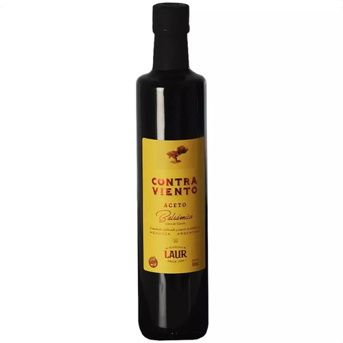 PACK X12 ACETO BALSAMICO LAUR CONTRAVIENTO VIDRIO 500ML
