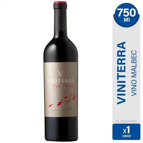 VINO VINITERRA MALBEC SINGLE VINEYARD 750ML