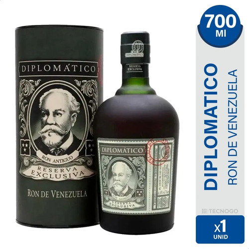RON DIPLOMATICO RESERVA EXCLUSIVA ESTUCHE LATA 700ML
