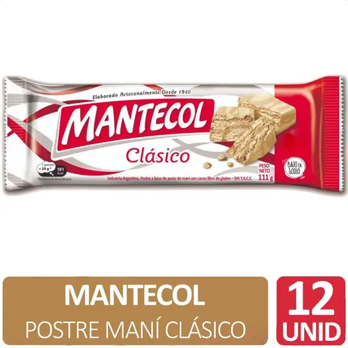 PACK X12 MANTECOL CLASICO 111G