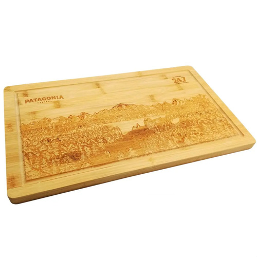 TABLA DE MADERA PATAGONIA ILUSTRADA 24.7