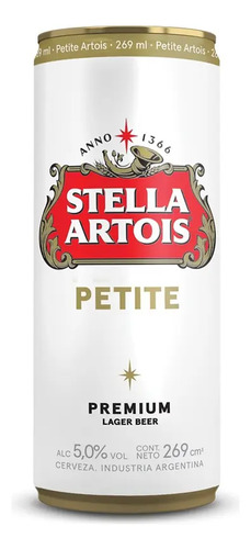 CERVEZA STELLA ARTOIS LATA 269ML UNIDAD