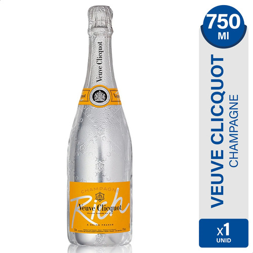 CHAMPAGNE VEUVE CLICQUOT RICH 750ML