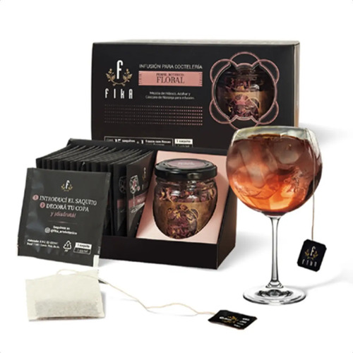 INFUSION FLORAL COCTELERIA FIKA X15 SAQUITOS