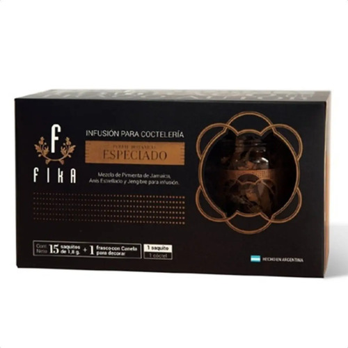 INFUSION ESPECIADA COCTELERIA FIKA X15 SAQUITOS
